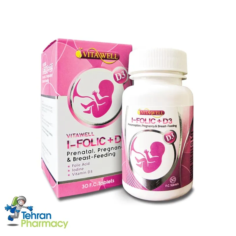 ید فولیک D3 ویتاول - VITA WELL I FOLIC D3